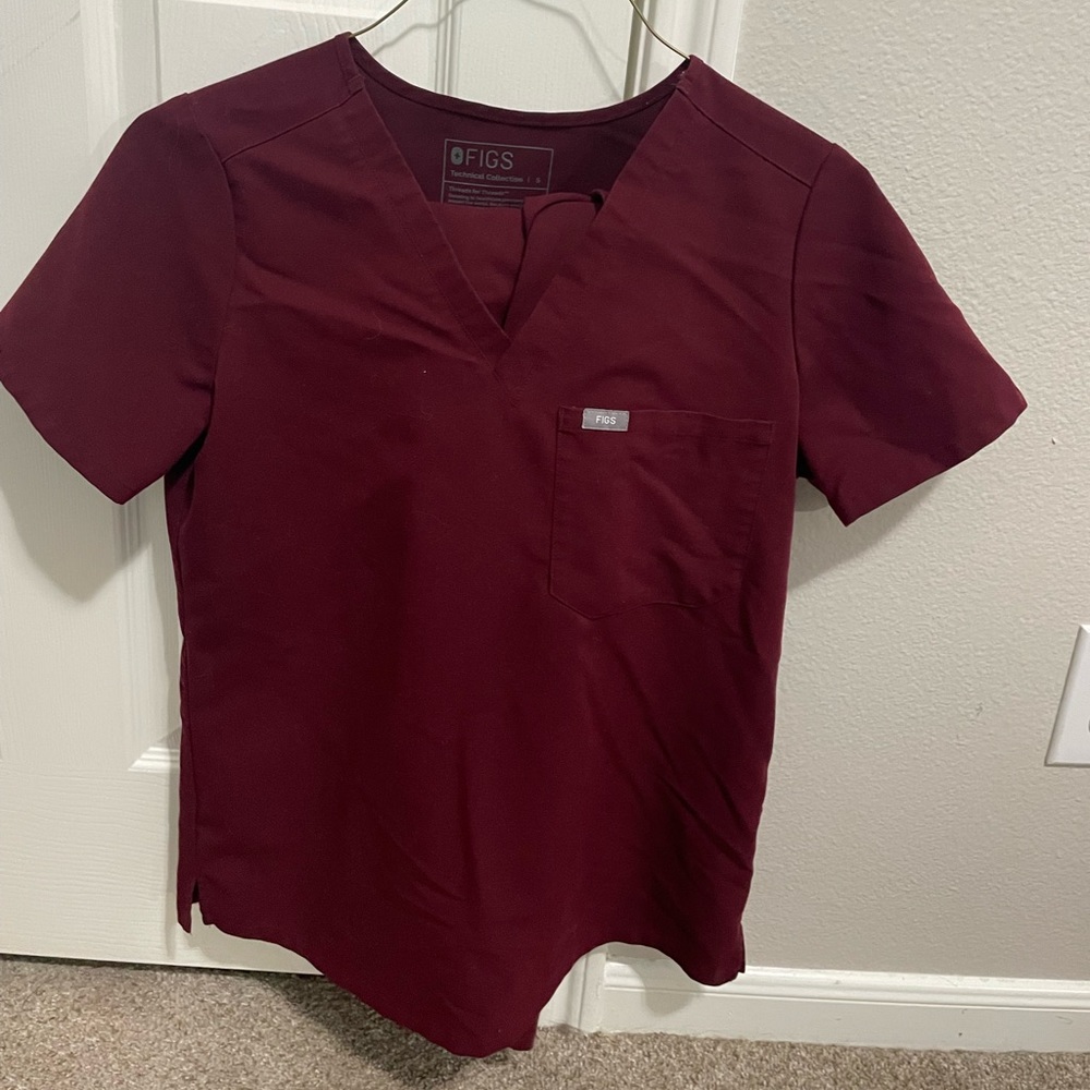 Burgundy figs top and bottom set